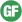 A green circle with bold white letters GF in the center, indicating gluten-free options often available at the best franchise opportunities or lunch places near me.